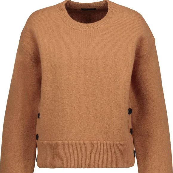 Rag & Bone Kassidy Button Sweater Camel - Picture 4 of 6